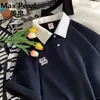 Camisa polo masculina verão algodão manga curta gola redonda botões carta camiseta solta casual casal tops camisetas camisetas