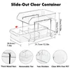 싱크대 아래의 욕실 주최자 서랍 다목적 명확한 주최자와 함께 2 단계로 잡아 당기고