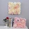 Dried Flowers Rose Flower Wall Panels Artificial DIY Wedding Deco Art Decoration Birthday Party Background Backdrop 230711