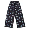 Pantalones de hombre, ropa informal estilo Hip Hop, pantalones holgados para hombre, otoño 2021, pantalones de chándal con estampado de mariposa de oso fino, pantalones de chándal Harajuku para hombre, pantalones de algodón J230712