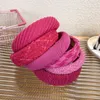 Bonnet Skull Caps Sweet Pink Series Éponge Bandeaux pour Femmes Mince Large Filles Bandeaux Princesse Head Hoop Bandes De Mode Chapeaux Accessoires 230712