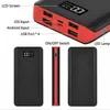 Power Bank 20000mah 휴대용 충전기 배터리 팩 4USB 출력 포트 LED 조명과 호환되는 거대한 용량 백업 배터리 L230712