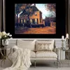 Famous Paintings by Vincent Van Gogh The Vicarage at Nuenen Impressionist Landscape Hand Painted Oil Artwork Home Decor