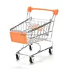 Party bevorzugt kreative Mini -Kinder Handcart Simation Vogel Papagei Hamster Spielzeug Kleiner Supermarkt Shop Cart Utility tun Play Toys s Dhqtv