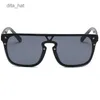 5 pezzi di design di marca moda uomo occhiali da sole vintage maschile occhiali da sole quadrati occhiali da sole UV400 tonalità occhiali Gafas De Sol 63mm lente a specchio
