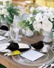 Serviette de table abstrait jaune géométrique Texture serviettes tissu ensemble mariage Banquet décor noël torchon
