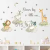 Autres autocollants décoratifs Stickers muraux pour chambre de bébé Dessin animé Animal Train Éléphant Girafe Stickers muraux pour chambre d'enfant Chambre d'enfant Chambre Stickers Wallpapper x0712