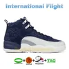 Black Dark Concord 12 High Og Men basketskor Artric Punch Utility Mens Reverse Influens Game Indigo Twist Women Trainers Storlek 36-45