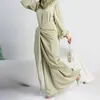 Ethnic Clothing Musulman Abaya Dress Fashion Femininity Robe Femme Two-piece Women's For Europe America Dubai Turkey