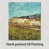 Väggkonst på canvas vid foten av bergen 1889 Vincent Van Gogh målning Handgjorda oljekonstverk Modern studiodekor