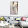 Abstract Figurative Art on Canvas Flower Lady Handmade Oil Painting Modern Decor