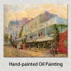 Arte De lienzo hecho a mano restaurante De La Sirene en Asnieres Vincent Van Gogh pintura paisaje impresionista arte decoración De baño