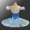 Blue Bird Professional Ballet Tutu Women Blue Classical Ballet Tutus Ballet Stage Costumes Ballerina Performance Tutu Skirt LD0039256e