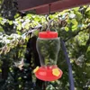 Garden Decorations Outdoor Plastic Flower Iron Hook Bird Feeder Water Bottle Hanging Hummingbird 230711