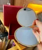 Макияж зеркало Компактное из нержавеющей стали металлическое карманное зеркало 2 -боковые женщины Портативный складной зеркал подарок