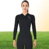 Swim Wear Dive Sail Women Neoprene Wetsuit Tops Långärmad baddräkt Skjorta Kvinnor Antiuv Spearfishing Diving Wetsuits Jacket6026200