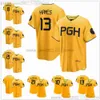 Or 2023 City Connect Replica Player Maillots de baseball 13 Ke'Bryan Hayes 10 Bryan Reynolds Andrew 22 McCutchen 21 Roberto Clemente 8 Willie Stargell 23 Mitch Keller