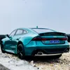 Model odlewu 1 24 Audi RS7 dwudrzwiowy sportowy model ze stopu odlewanie ciśnieniowe i zabawkowy metalowy model wysoka symulacja dźwięk i oświetlenie seria prezenty dla dzieci 230711