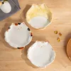 접시 손으로 그린 ​​세라믹 그릇 언더 글레이즈 어린이 테이블웨어 귀여운 INS 아침 식사 디저트 집 장식 액세서리