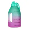 Bouteille d'eau 1 gallon rappel bouteille d'eau article Fitness grandes bouteilles Sport Gym Portable extérieur grande capacité bouteille d'eau