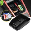 Car Center Console Storage Box Car Interior Central Armrest Tray Cup Holder Organizer Tidying Decor Accessories for Dacia Spring