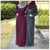 Roupas étnicas Dubai Solto Elegante Clubbing Vestido Longo Muçulmano Moda Feminina Vestidos de Manga Completo Casual Robe de Festa com Cinto Abaya Kaftan