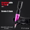 Tattoo Machine T-Rex Professional Rotary Tattoo Pen Quiet Tattoo Gun Machine Supply With LED Light Permanent Makeup Eyeliner for Tattoo Body 230711