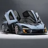 Diecast Model car 132 McLaren Senna Alloy Sports Car Model Diecasts Metal Toy Vehicles Car Model Simulation Sound and Light Collection Kids Gifts 230711
