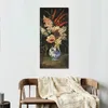 Krajobraz wsi płótno wazon artystyczny z mieczykami i bzem Vincent Van Gogh malarstwo impresjonistyczne Home Decor