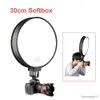 Флэш -диффузоры мини -круглую фотокамерную студию Softbox Lightbox Light Light Light Diffuser Softbox 30 см/12 "для Canon Nikon Yongnuo Speedlite R230712