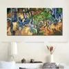 Handmade Artwork on Canvas Tree Roots 1890 Vincent Van Gogh Painting Countryside Landscapes Office Studio Decor