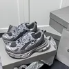 مصمم Run Shoe 36S Designer Sneaker للنساء والرجال الأسود الوردي الذهب الأبيض زوجان خمر أحذية الأب Daddy عرض الركض أحذية غير رسمية للتنفس