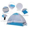 Tents and Shelters Outdoor automatic tent instant pop-up camping tent portable travel beach tent UV protection shelter fishing hiking silver X88B 230711