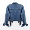 Women's Jackets 2023 Spring Summer Autumn Women Fashion Casual Denim Jacket Woman Female OL Streetwear Aq29