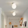 Plafonniers LED moderne allée nordique éclairage à la maison monté en Surface pour chambre salon couloir Foyer balcon lampe