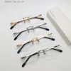 Новый дизайн моды Оптические очки 50023U Квадратная металлическая рама для оправы простые деловые стиль Универсальные декоративные очки