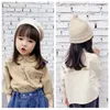 Kids Shirts HoneyCherry Children's Clothing Autumn Girl Korean Style Embroidered Shirt Toddler Long 230711