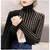 Women'S Sweaters 22Gg Women Turtleneck Brand Ggity Knit Plovers Tight Pile Collar Bottoming Sweater Tops Drop Delivery Apparel Women Dhufa