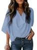 Женская блузская шифоновая рубашка для женщин весна и летних мульти-цвета.