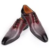 Men Elegant Business Oxford topkwaliteit formele echte lederen schoenman man Derby Brogues Wedding Party Shoes 8815 s