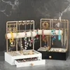 Sieraden Zakjes Oorbel Houder Display Stand Voor T Bar Ketting Houten Lade Organizer Vrouwen Meisje Geschenken Y08E