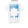 Off Men's T-shirts Offs White Irregular Arrow Summer Finger Loose Casual Short Sleeve T-shirt for Men and Women Printed Letter x on the Back 4Z3L LS6G