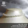 Pendant Necklaces Elegant Silver 925 Jewelry 6mm Shell Pearl 40/45/50/55/75/90/120/135cm 925 Sterling Silver Buckle Necklace for Women HKD230712