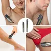 Recortadora de pelo Pritech cortadora de pelo eléctrica para la ingle, recortadora corporal, depiladora de Bikini, afeitadora recargable para la espalda púbica y el cuerpo, maquinilla de afeitar para hombres