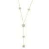 Manteaux à la mode nouveau Northstar Collier Collares délicat hexagramme longue barre pendentif Collier charme chaîne bijoux accessoires pour femmes