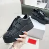 Designer open sneakers untitled sneaker Dress Shoes top lederen klinknagels loafers casual schoenen dames Unisex verandering sneaker wit platform klinknagel Outdoor sneaker