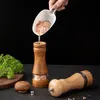 ミルズ手動ペッパーグラインダー木製塩とミル多目的キッチンツール家庭用無垢材 230711