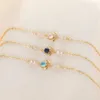 Catene Vintage Opal Sun Moon Collana con ciondolo per donna Catena in acciaio inossidabile Gioielli regalo Party Collares Collier Femme