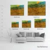 Hand Painted Textured Canvas Art Evening Landscape with Rising Moon 1889 Vincent Van Gogh Painting Still Life Dining Room Decor