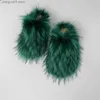 Slippers Faux Fur Slippers House Furry Slides Home Summer Women Shoes Fluffy Plush Ladies Sandals Flip Flops Flat Outdoor Mule Big Size T230712